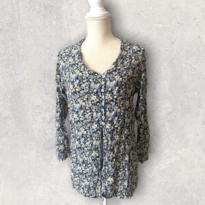 Esprit | EUC Women’s Vintage Y2K Printed Long Sleeve Blouse